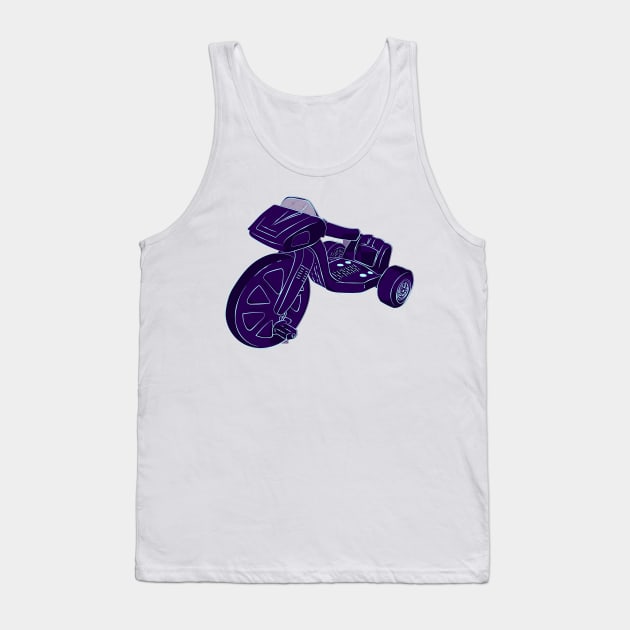 Big Wheel - Purple Tank Top by Production6